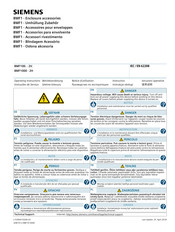 Siemens 8MF100 2V Série Notice D'utilisation