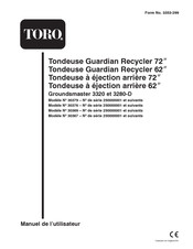 Toro GUARDIAN 62 RECYCLER Manuel De L'utilisateur