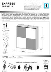 Forte EXPRESS EPRS922X Notice De Montage