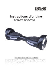 Denver Electronics DBO-6530 Instructions D'origine