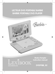 LEXIBOOK BARBIE DVDP1BB Mode D'emploi