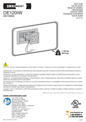 Omnimount OE120IW Manuel De L'utilisateur