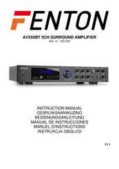 Fenton AV550BT Manuel D'instructions