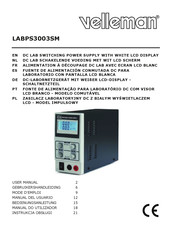 Velleman LABPS3003SM Mode D'emploi