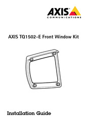 Axis TQ1502-E Guide D'installation