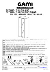 Gami TULLE H5F 273 Instructions De Montage