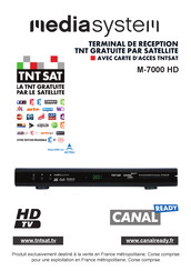 Media System M-7000 HD Mode D'emploi