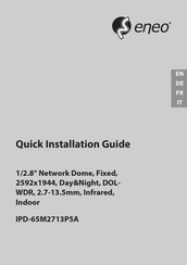 Eneo IPD-65M2713P5A Instructions D'installation