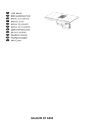 Faber GALILEO BK A830 Manuel D'utilisation