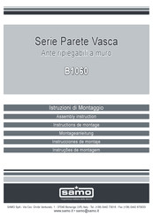 Samo Parete Vasca B1060 Instructions De Montage