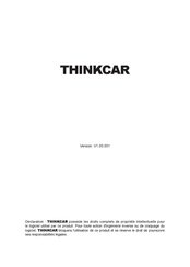 Thinkcar Euro X10S Mode D'emploi