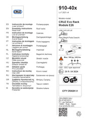 CRUZ Evo Rack E26 910-40 Serie Instructions De Montage