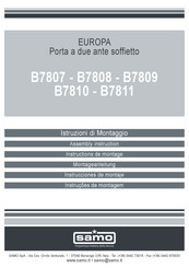 Samo EUROPA B7808 Instructions De Montage