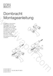 Dornbracht 25 023 370-FF Instructions De Montage