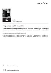 Schüco Openstyle 100023019 Instructions De Montage