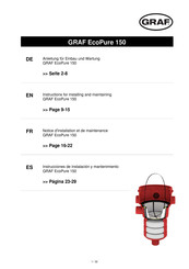 Graf EcoPure 150 Notice D'installation Et De Maintenance