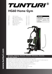 Tunturi HG60 Home Gym Manuel De L'utilisateur