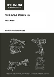 Hyundai power products HPACK18V4 Manuel D'instructions