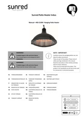 Sunred IND-2100H Traduction De La Notice Originale