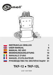 Sonel TKF-12L Manuel De L'utilisateur