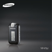 Samsung YP-F2J Mode D'emploi