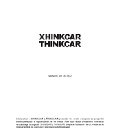 Thinkcar XHINKCAR Mode D'emploi