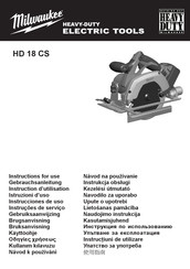 AEG HD 18 CS Instructions D'utilisation