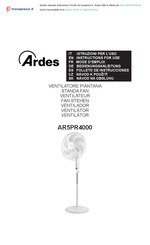 ARDES AR5PR4000 Mode D'emploi