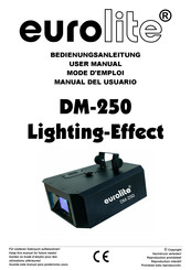 EuroLite DM-250 Lighting-Effect Mode D'emploi