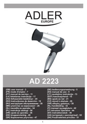 Adler europe AD 2223 Mode D'emploi