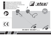 Efco Burn Right DS 2500 S Manuel D'utilisation Et D'entretien