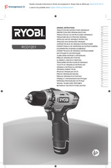 Ryobi RCD12011L Traduction Des Instructions Originales