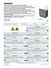 Siemens 3VA932 0RL30 Serie Notice D'utilisation