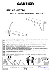 Gautier AILERON 342 Mode D'emploi