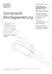 Dornbracht 36 804 661-FF Instructions De Montage