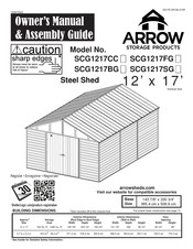 Arrow Storage Products SCG1217CC Manuel De L'utilisateur Et Guide D'assemblage