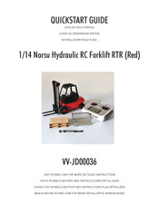 RC4WD Norsu Hydraulic RC Forklift RTR VV-JD00036 Guide De Démarrage Rapide