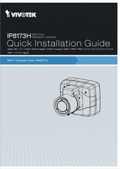 Vivotek IP8173H Guide D'installation Rapide