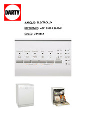 Electrolux ARTHUR MARTIN ASF 64014 Notice D'utilisation