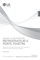 LG LFXS32766 Série Manuel Du Propriétaire