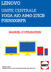 Lenovo Yoga A940 Guide D'utilisation