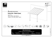Palram Chalet-Jardin Feria Couv'Terrasse 3x3 Instructions De Montage