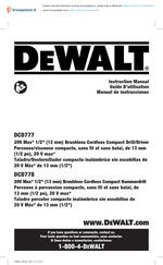DeWalt DCK266P2 Guide D'utilisation