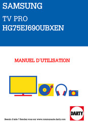 Samsung HG75EJ690UBXEN Guide D'installation