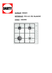 Bosch PCD 612 CEU Mode D'emploi