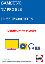 Samsung HG43ET690U Guide D'installation