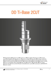 Dental Direkt DD Ti-Base 2CUT Notice D'utilisation