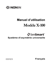 Nonin SenSmart X-100 Manuel D'utilisation