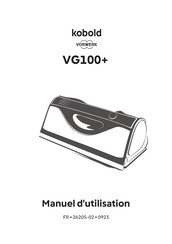 Vorwerk kobold VG100+ Manuel D'utilisation
