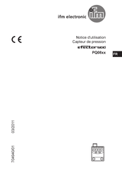 IFM Efector 500 PQ08 Serie Notice D'utilisation
